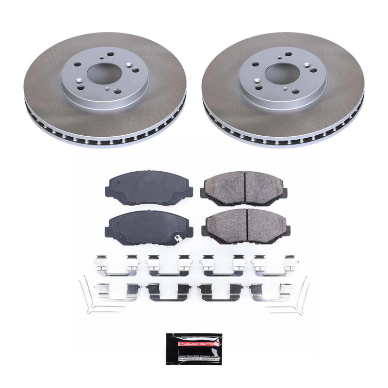 PowerStop Power Stop 03-08 Honda Pilot Front Semi-Coated Rotor Kit