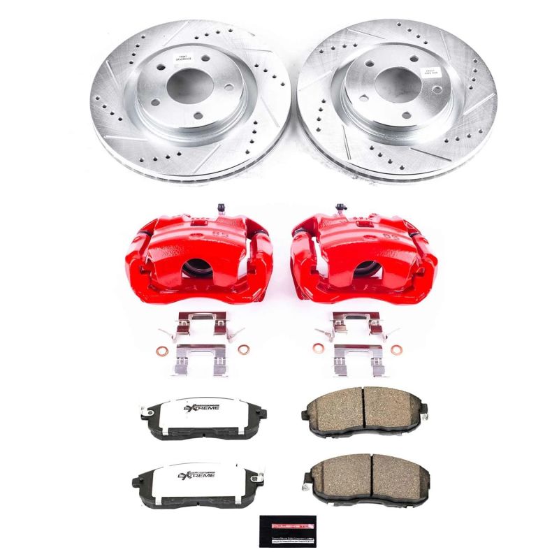 PowerStop Power Stop 2019 Nissan Sentra Front Z26 Street Warrior Brake Kit w/Calipers