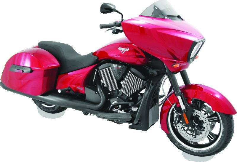 Mustang Motorcycle Mustang 10-17 Victory Cross Rds, Cross Country, Hard-Ball, Magnum DayTripper 1PC Seat - Black