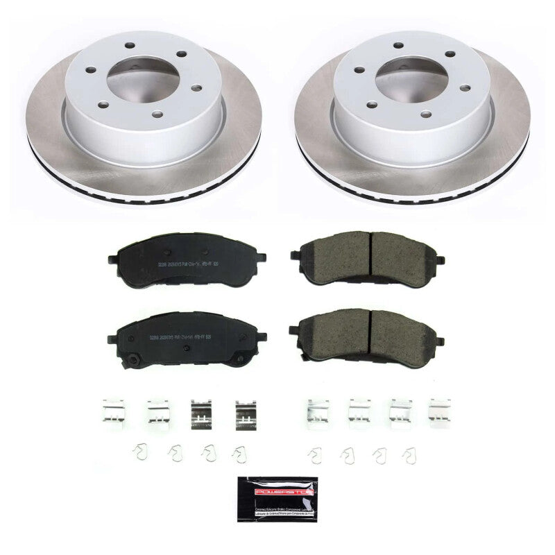 PowerStop Power Stop 19-22 Ford Ranger Rear Semi-Coated Rotor Kit