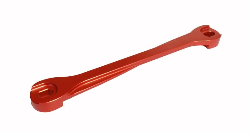 Torque Solution Billet Battery Tie Down: Subaru WRX/STi/Legacy/Forester/Outback Black