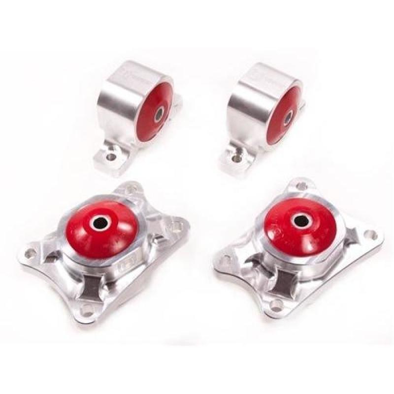 Innovative Mounts Innovative 00-09 Honda S2000 F-Series Silver Aluminum Mounts 75A Bushings Billet Rear Diff Mounts
