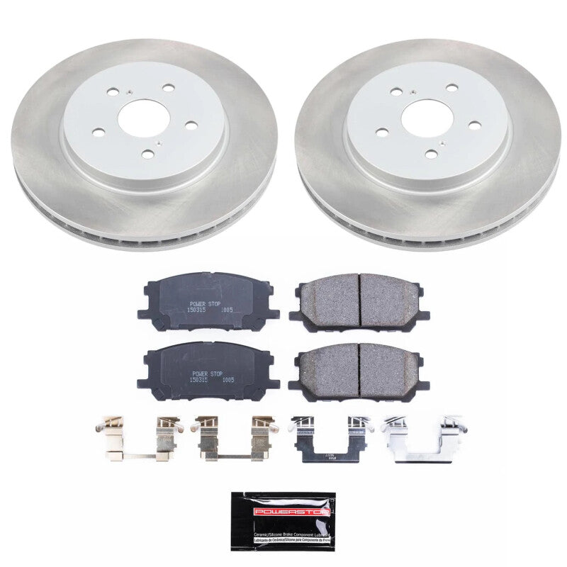 PowerStop Power Stop 06-07 Toyota Highlander Front Semi-Coated Rotor Kit