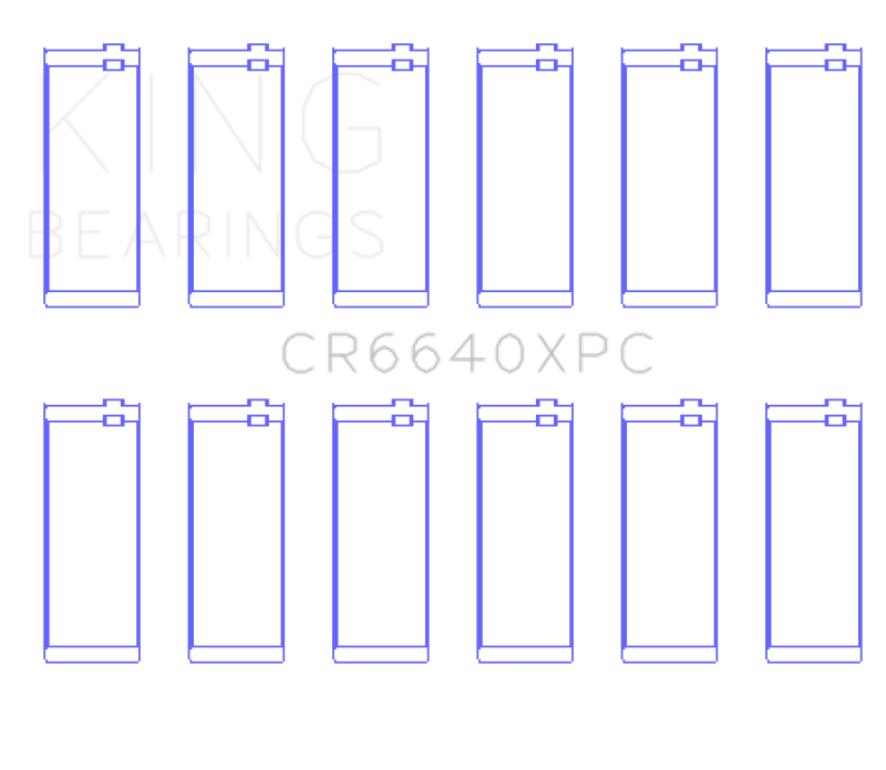 King Engine Bearings BMW M20/M50 2.0L/2.5L/2.7L (Size +0.50mm) Connecting Rod Bearing Set