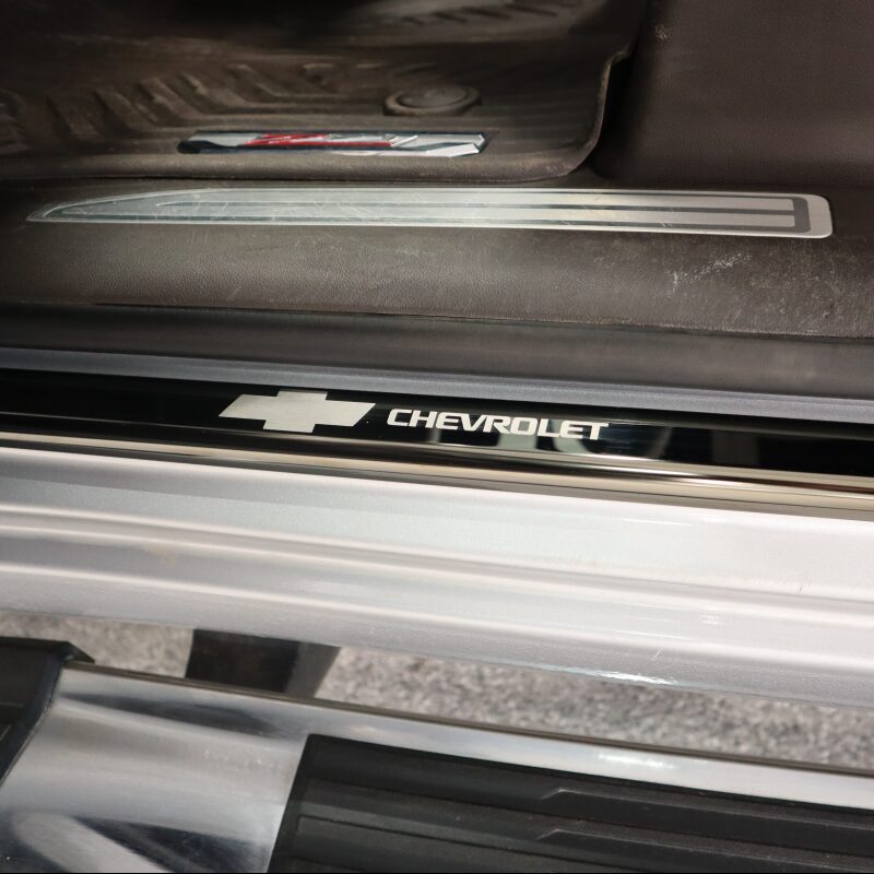 Putco 2020 Chevy Silv LD/HD Double/Regular Cab w/ Bow Tie Etching (2pcs) Black Platinum Door Sills