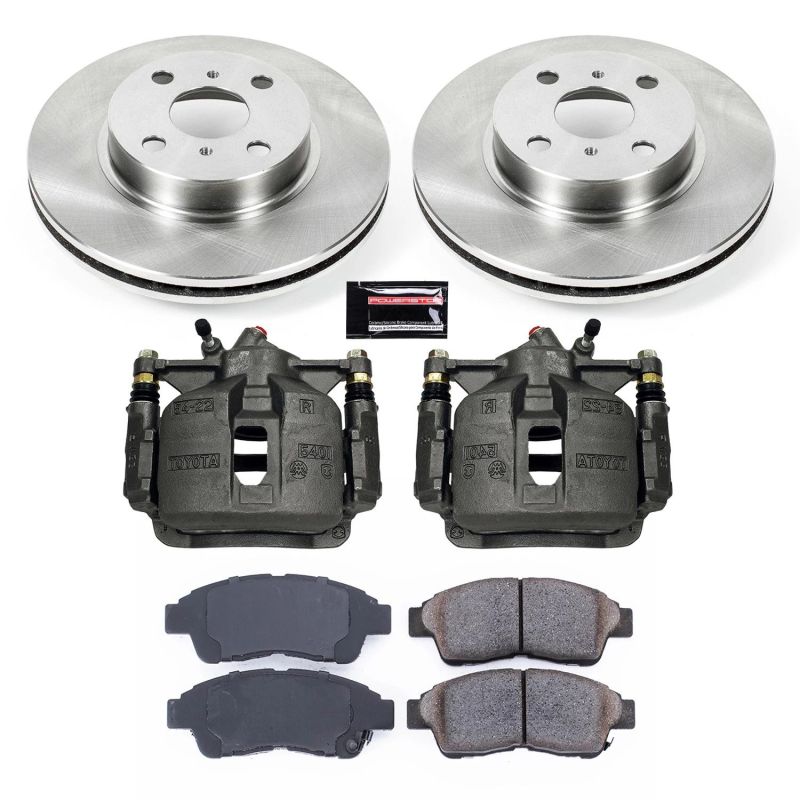 PowerStop Power Stop 93-97 Geo Prizm Front Autospecialty Brake Kit w/Calipers