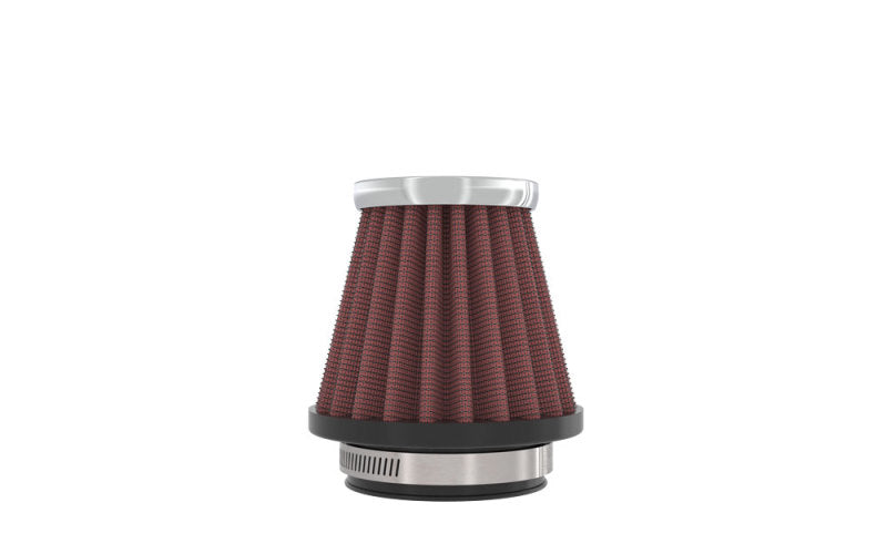 K&N Engineering K&N Universal Chrome Filter-Round Tapered-1.688in Flange ID x 2in Top OD x 3in Base OD x 2.75in H
