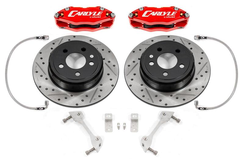 BMR Suspension BMR 08-23 Dodge Challenger Brake Kit For 15in Conversion Red Calipers Non-Demon/Redeye