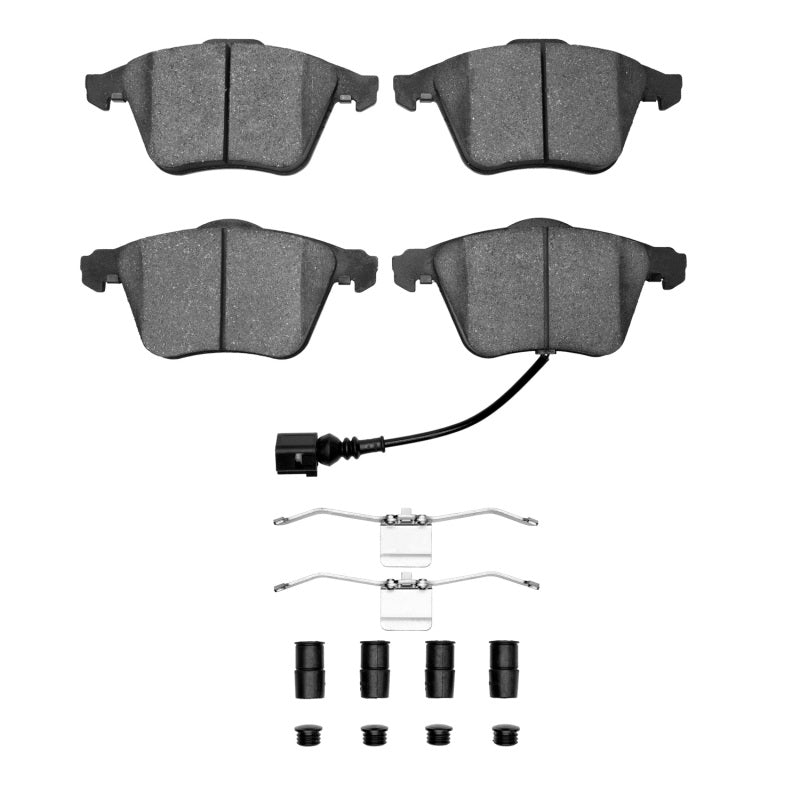 R1 Concepts R1 08-15 Audi TTS Quattro Front Semi Met Pads & Hardware Kit