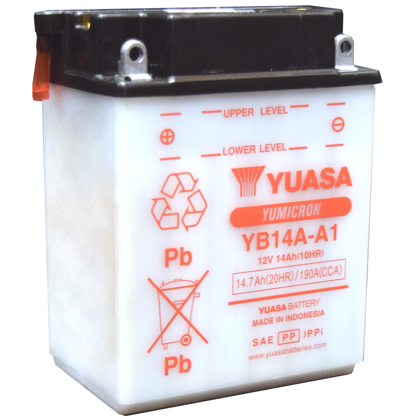 Yuasa Battery Yuasa YB14A-A1 Yumicron CX 12-Volt Battery