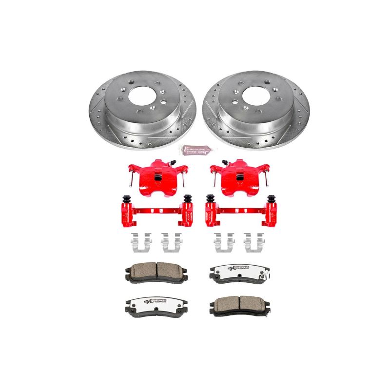 PowerStop Power Stop 08-09 Buick Allure Rear Z26 Street Warrior Brake Kit w/Calipers