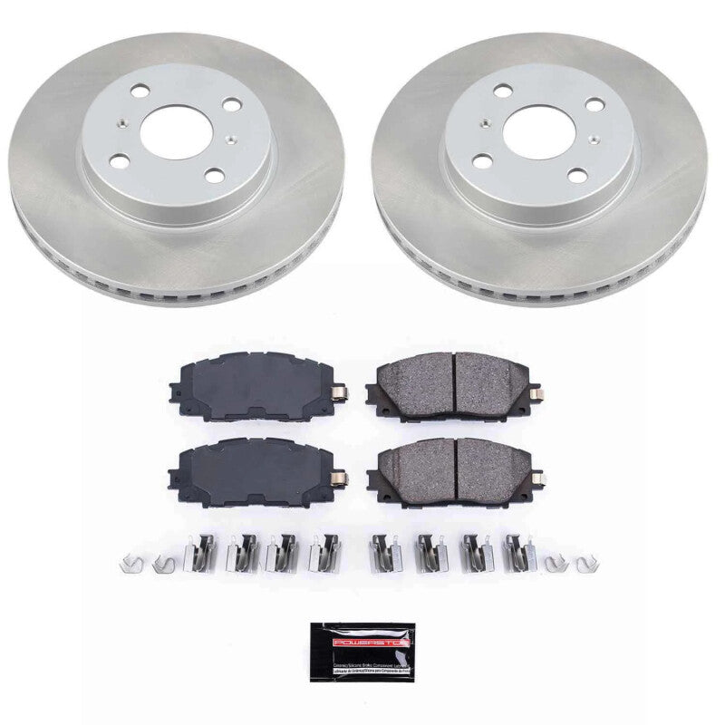 PowerStop Power Stop 07-18 Toyota Yaris Front Semi-Coated Rotor Kit
