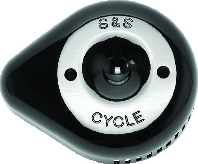 S&S Cycle Stealth Slasher Teardrop Air Cleaner Cover - Gloss Black