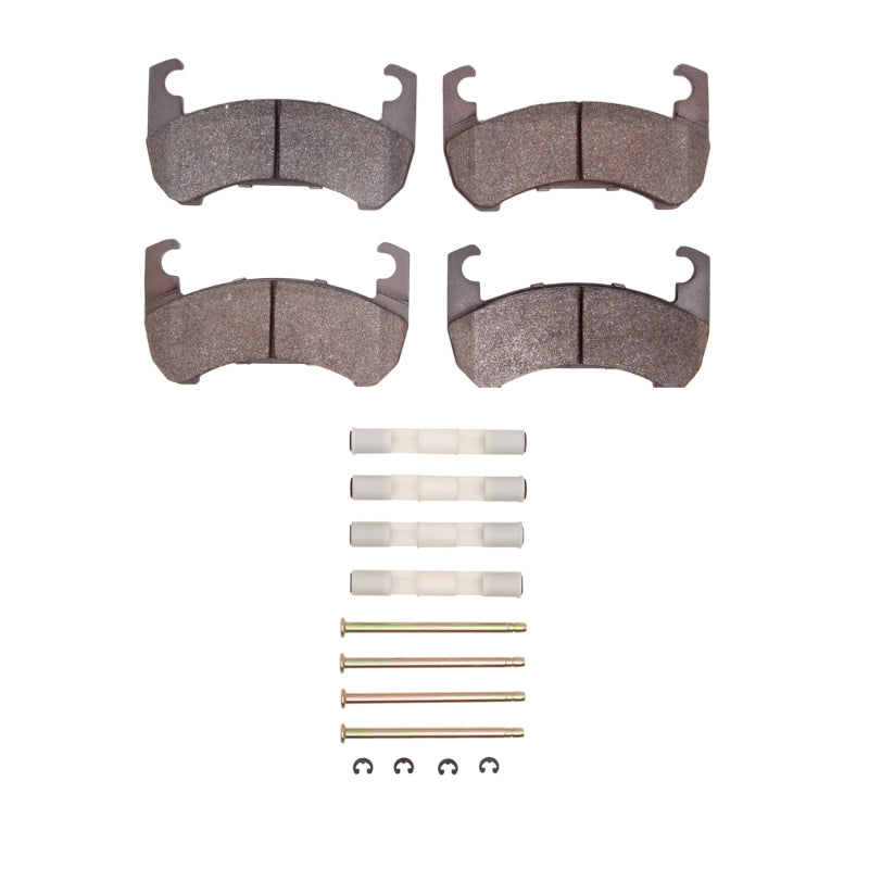 DFC 76-80 Buick Skyhawk Front 5000 Advanced Semi Metallic Brake Pads and Hardware Kit