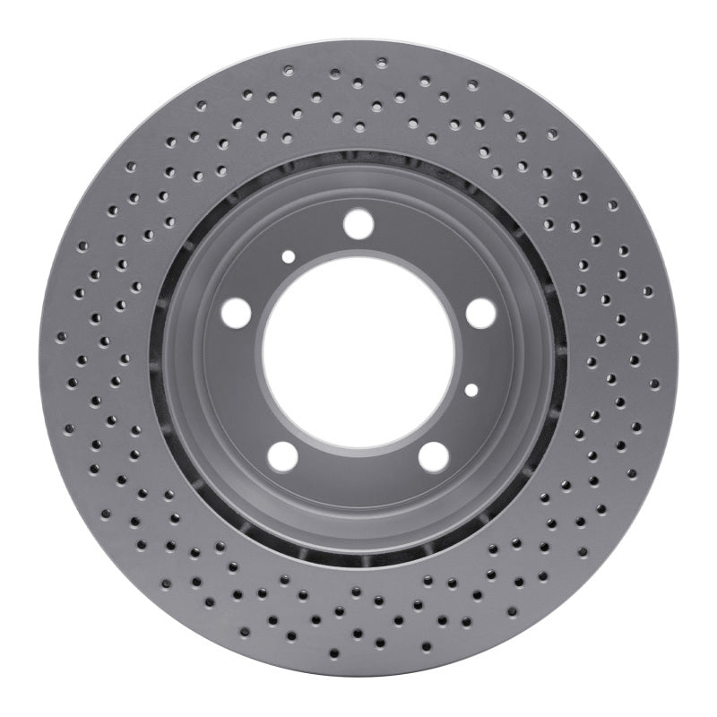 DFC 05-23 Porsche 718 Cayman Rear Drilled GeoSPEC Coated Rotor