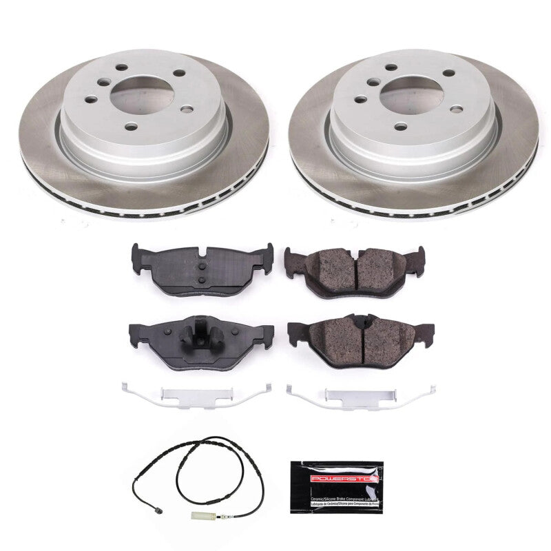 PowerStop Power Stop 13-15 BMW X1 Rear Semi-Coated Rotor Kit