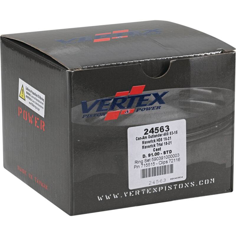 Vertex Pistons Vertex Piston 2011 Can-Am Commander 800 800cc Cast Replica Piston Kit