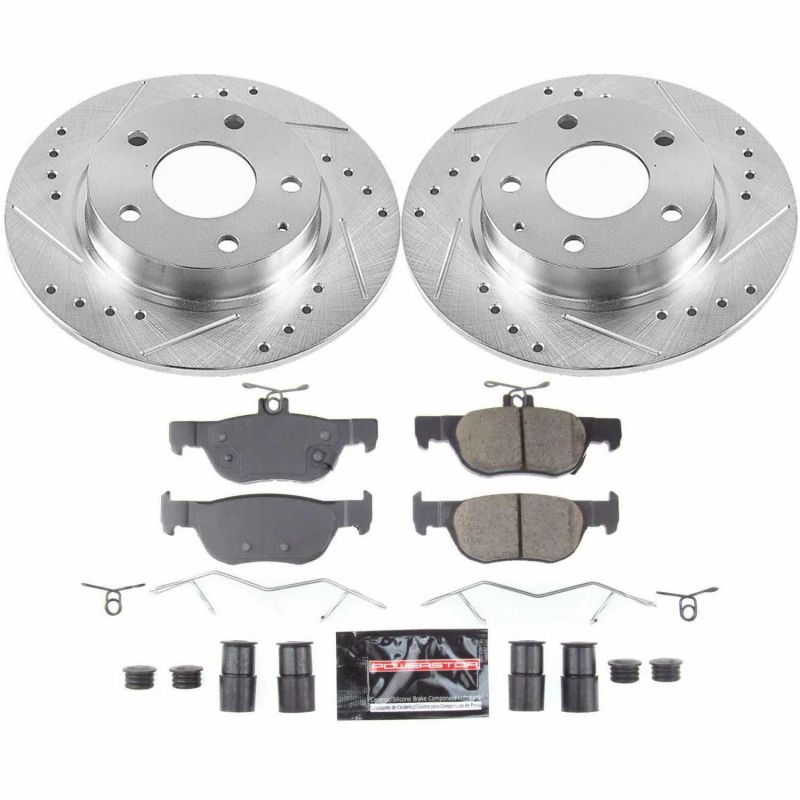 PowerStop Power Stop 2019 Mazda 3 Rear Z23 Evolution Sport Brake Kit