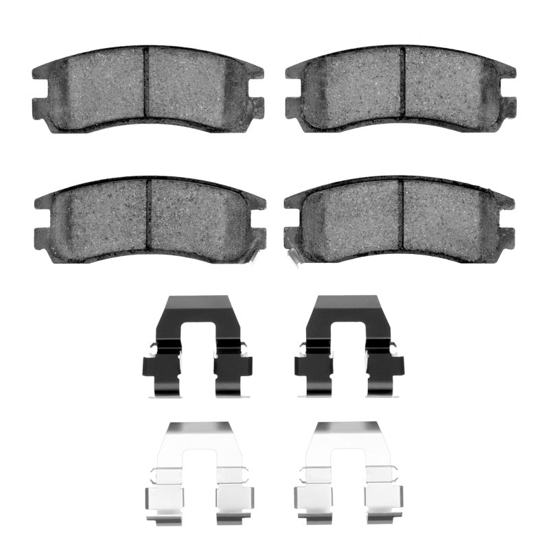 R1 Concepts R1 97-10 Pontiac Grand Am Rear Euro Ceramic Brake Pads and Hardware Kit