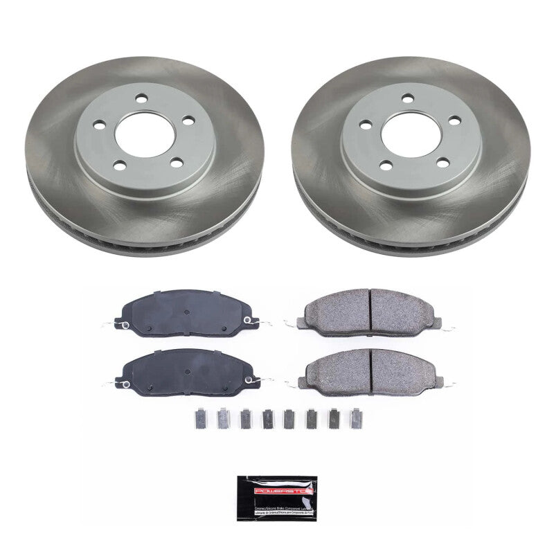 PowerStop Power Stop 05-10 Ford Mustang Front Semi-Coated Rotor Kit
