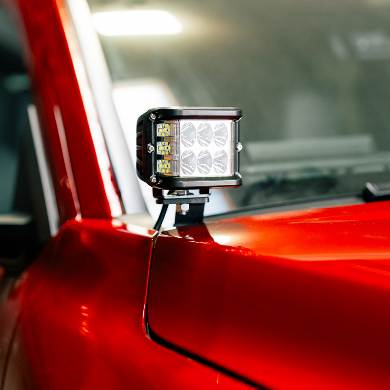 Cali Raised LED Cali Raised 2024+ Toyota Tacoma Ditch Light Bracket Kit - 2 3X2 18W Led Pods / No Switch