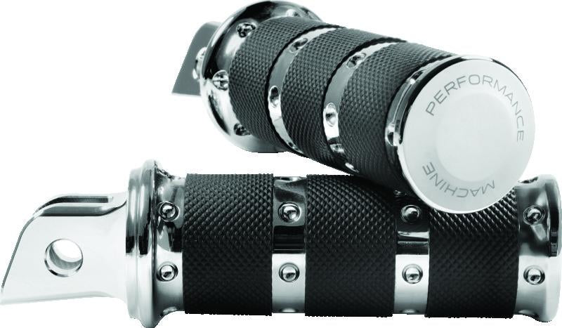 Performance Machine Footpegs XLS Rider - Chrome