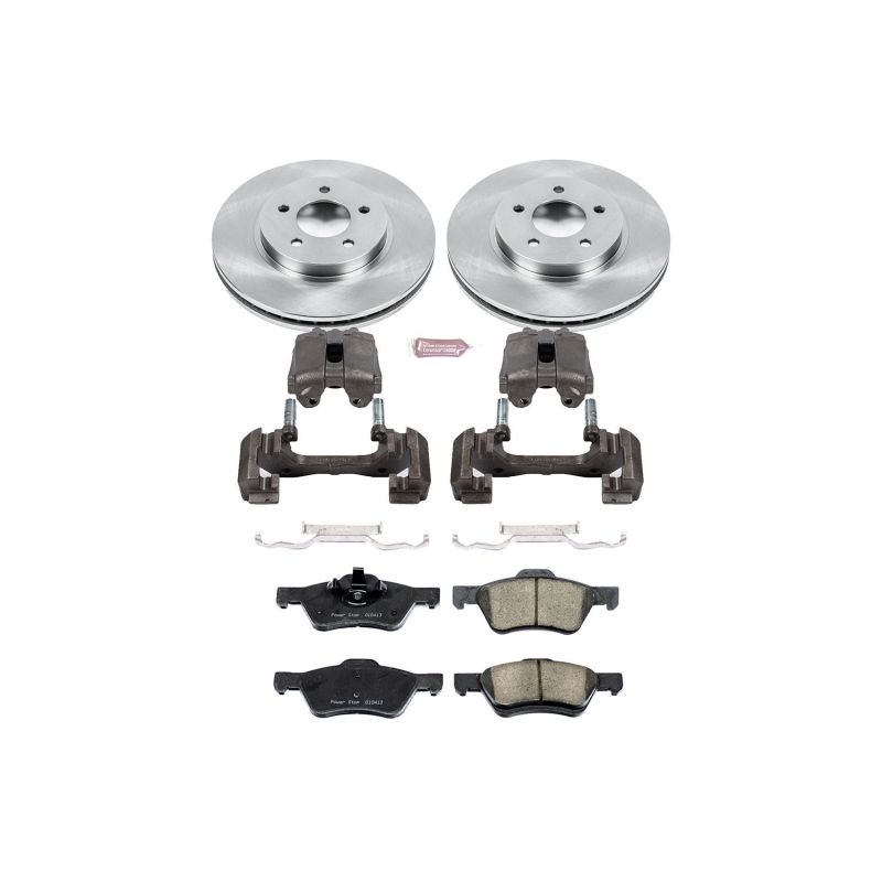 PowerStop Power Stop 08-10 Ford Escape Front Autospecialty Brake Kit w/Calipers