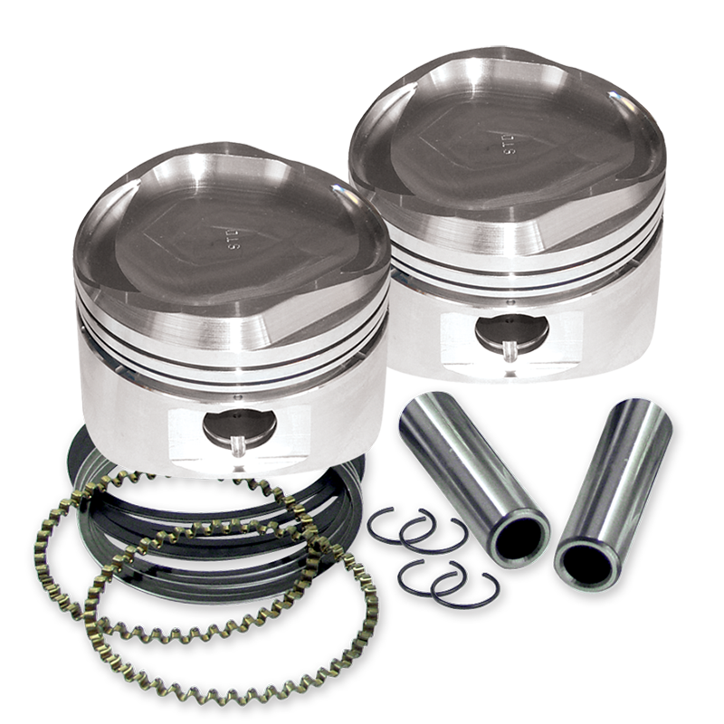 S&S Cycle 84-99 BT 89in Low Compression Stroker Pistons - Standard