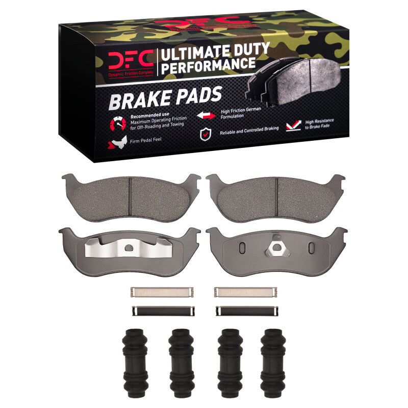 DFC 02-05 Ford Explorer Rear Ultimate Duty Performance Brake Pads and Hardware Kit