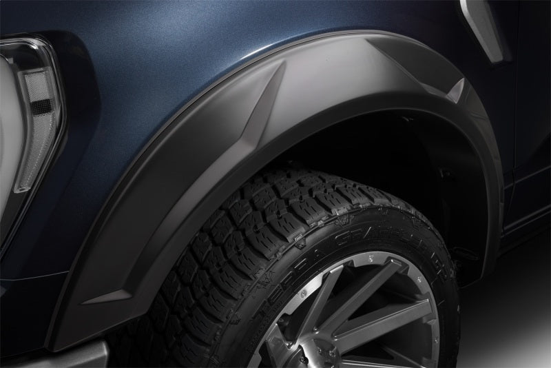 Husky Liners 17-22 Ford F-250/350 Super Duty DRT Style Fender Flares (Smooth) 4pc - Blk