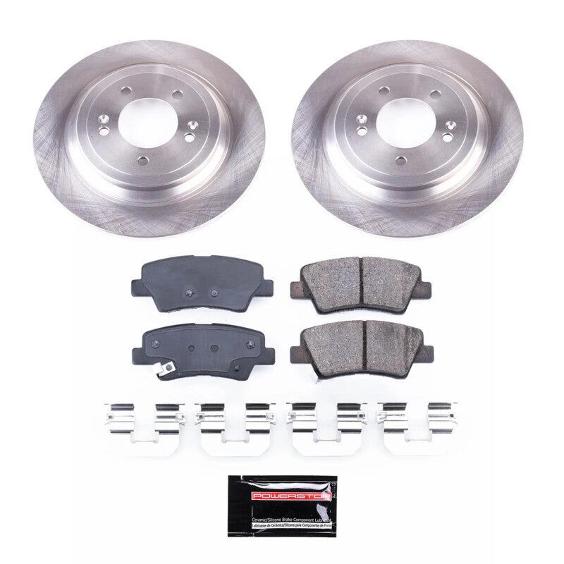 PowerStop Power Stop 17-22 Kia Sportage Rear Semi-Coated Rotor Kit