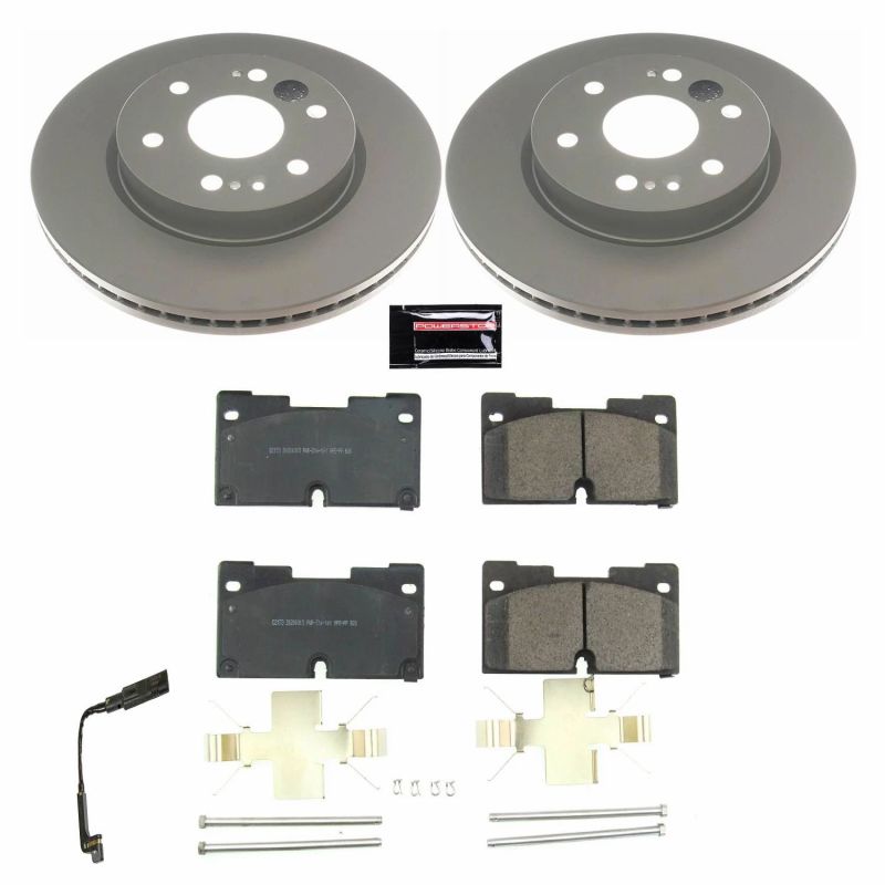 PowerStop Power Stop 2019 Chevrolet Silverado 1500 Front Z17 Evolution Geomet Coated Brake Kit