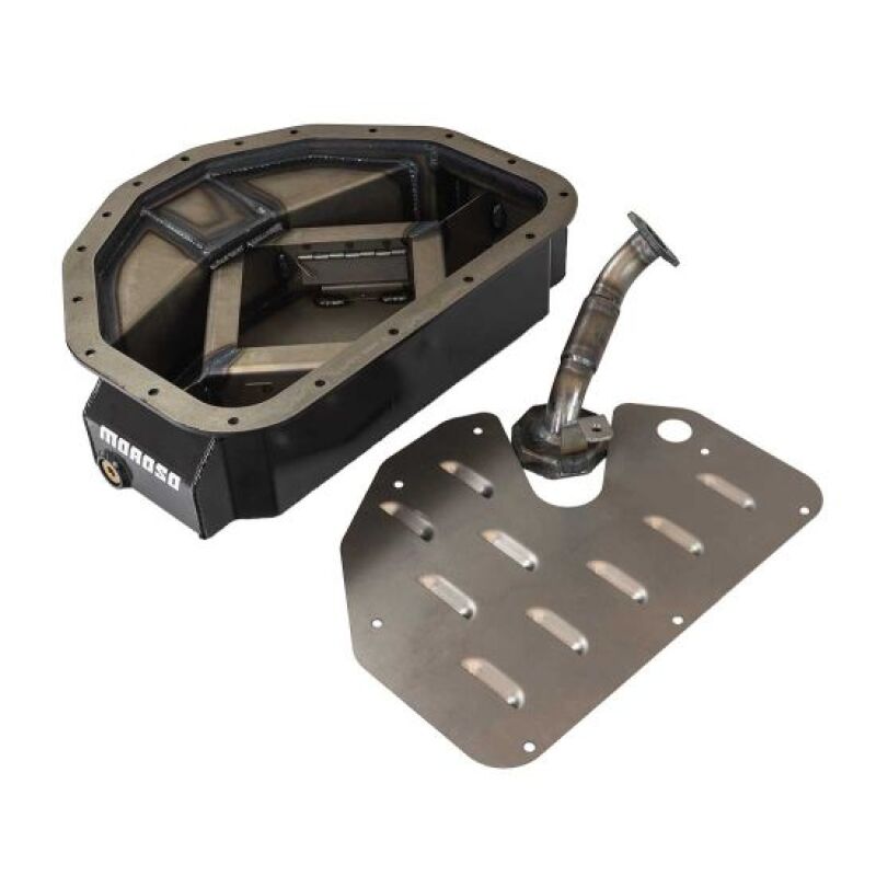 Moroso Toyota 1JZ/2JZ Front Sump Road Race Baffled 4in Deep Oil Pan