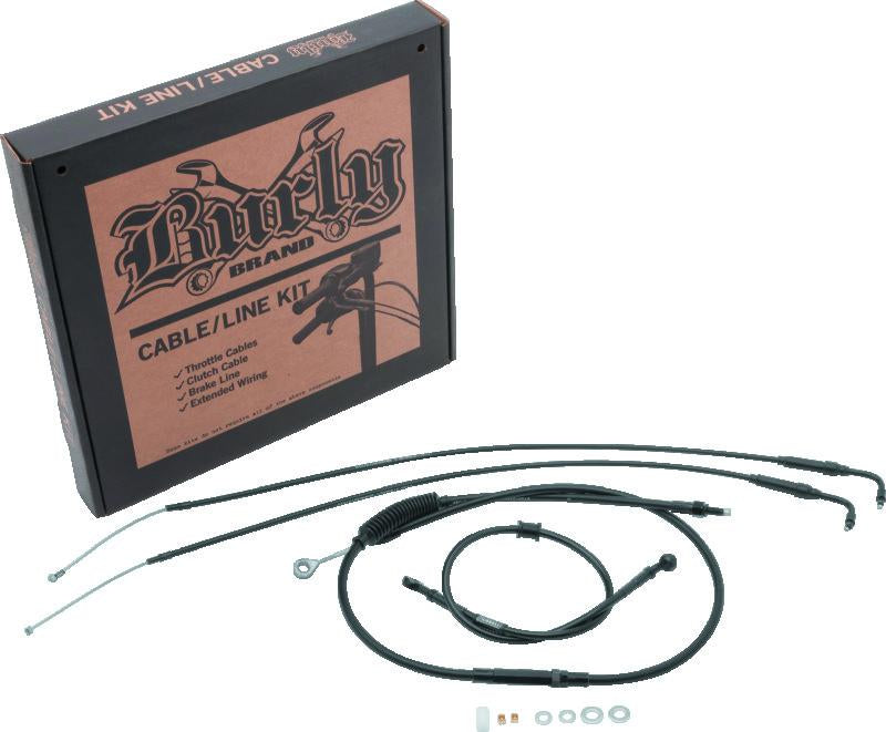 Burly Brand Control Kit Clubman Bar - Black