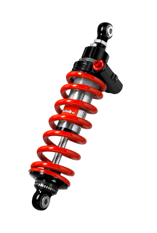 Bitubo Suspension Bitubo XZEV Monoshocks Adjustable: Hydraulic Spring Preload, Rebound, Length, Red Spring