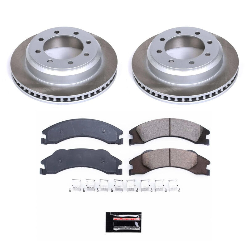 PowerStop Power Stop 17-18 Ford E-450 Super Duty Rear Semi-Coated Rotor Kit