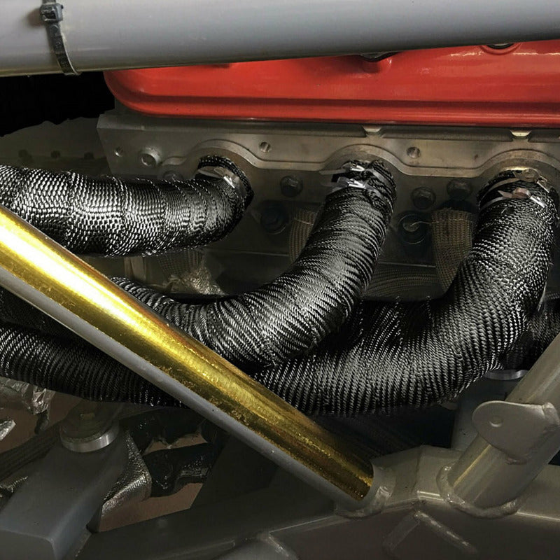 DEI Exhaust Wrap 2in x 25ft - Titanium - Black