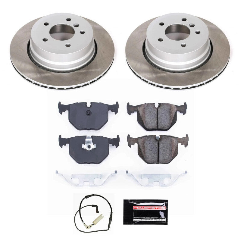 PowerStop Power Stop 2008 BMW 535xi Rear Semi-Coated Rotor Kit