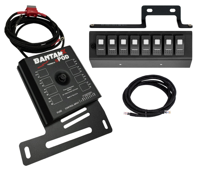 sPOD 09-18 Jeep Wrangler JK BantamX w/Green LED Switch Panel