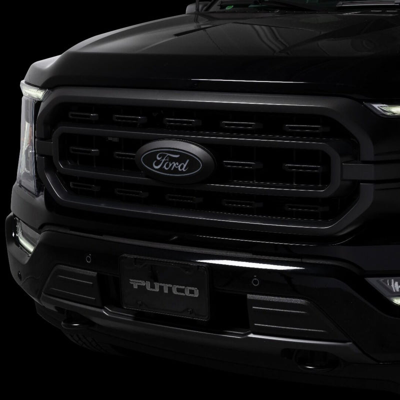 Putco 18-20 Ford F-150 Front Luminix Ford LED Emblem - w/ Camera CutOut