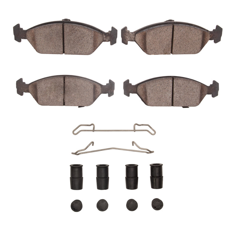 R1 Concepts R1 94-00 Kia Sephia Front Ceramic Pads & Hardware Kit