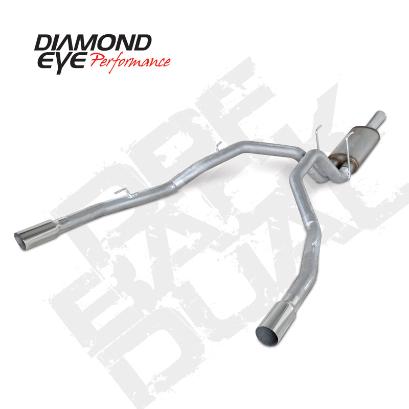 Diamond Eye Performance Diamond Eye KIT 3in DPF-BACK DUAL AL: DODGE 1500 2014 DIESEL