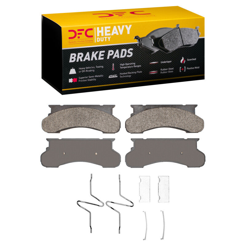 DFC 75-94 Ford F-350 4WD (Excl Super Duty) Front Heavy Duty Pads and Hardware Kit