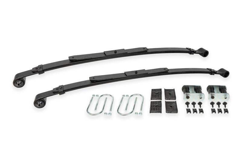 BMR Suspension BMR 67-69 GM F-Body / 68-74 X-Body 3in Drop Rear Lowering Leaf Springs w/ Install Kit - Black