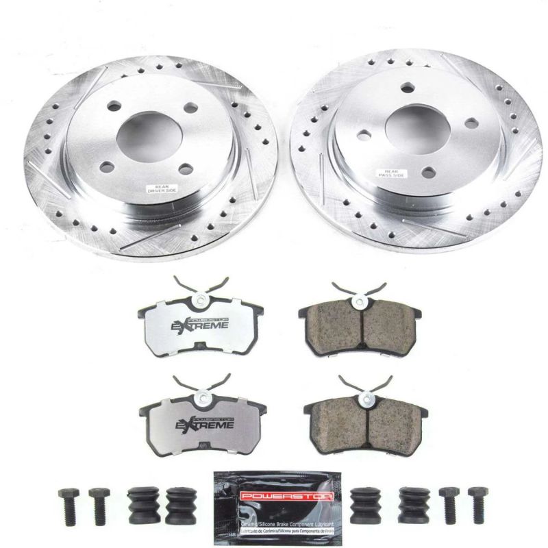 PowerStop Power Stop 14-19 Ford Fiesta Rear Z26 Street Warrior Brake Kit