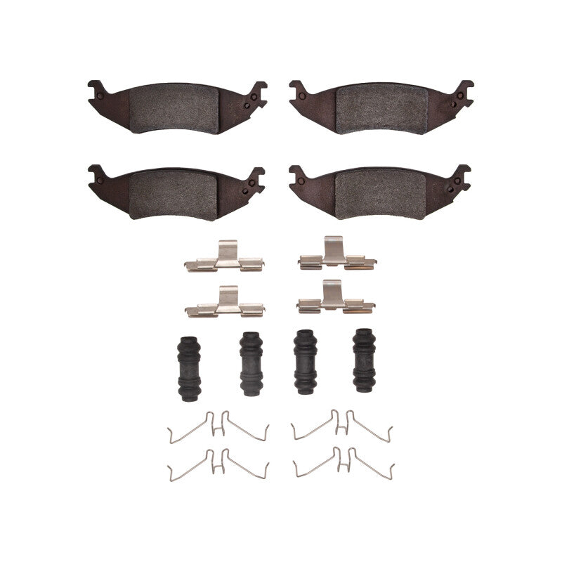 R1 Concepts R1 04-06 Ford E-150 Club Wagon Rear Ceramic Pads & Hardware Kit