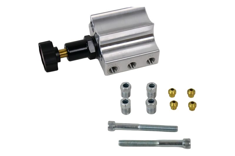 Baer Brakes Remaster Adjustable Left Port Proportioning Valve - Polished