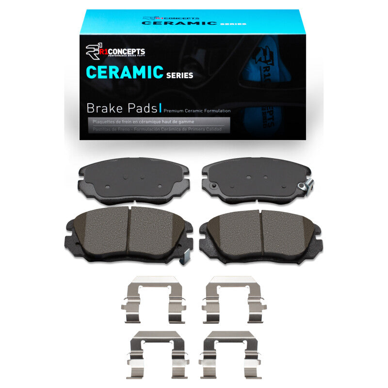R1 Concepts R1 2010-2020 Buick LaCrosse Front R1 Ceramic Pads & Hardware Kit