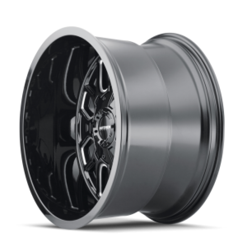 Mayhem 8107 Cogent 20x10 / 8x165.1 BP / -19mm Offset / 130.8mm Hub Gloss Black Milled Wheel