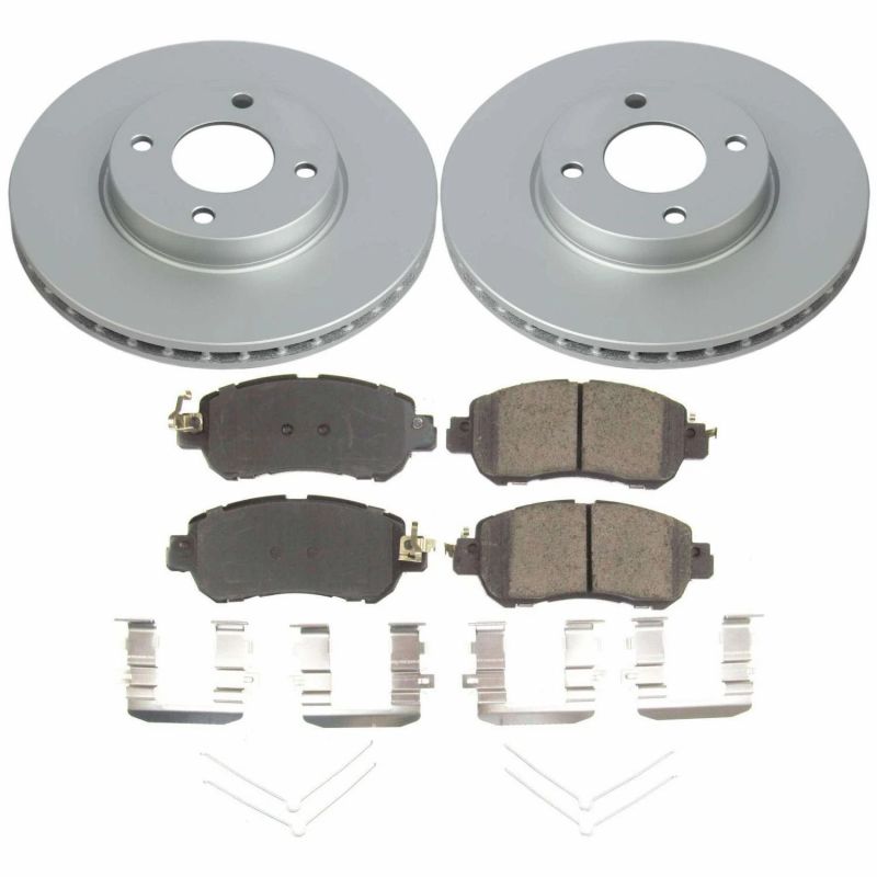 PowerStop Power Stop 18-19 Nissan Kicks Front Z17 Evolution Geomet Coated Brake Kit